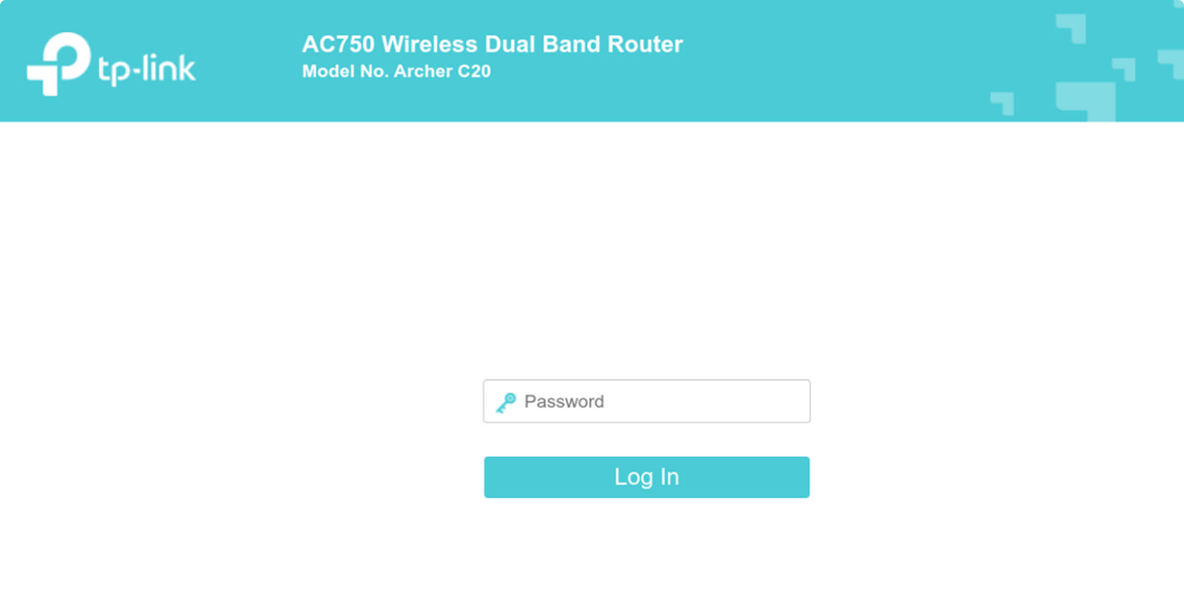 Archer C20 Admin Login